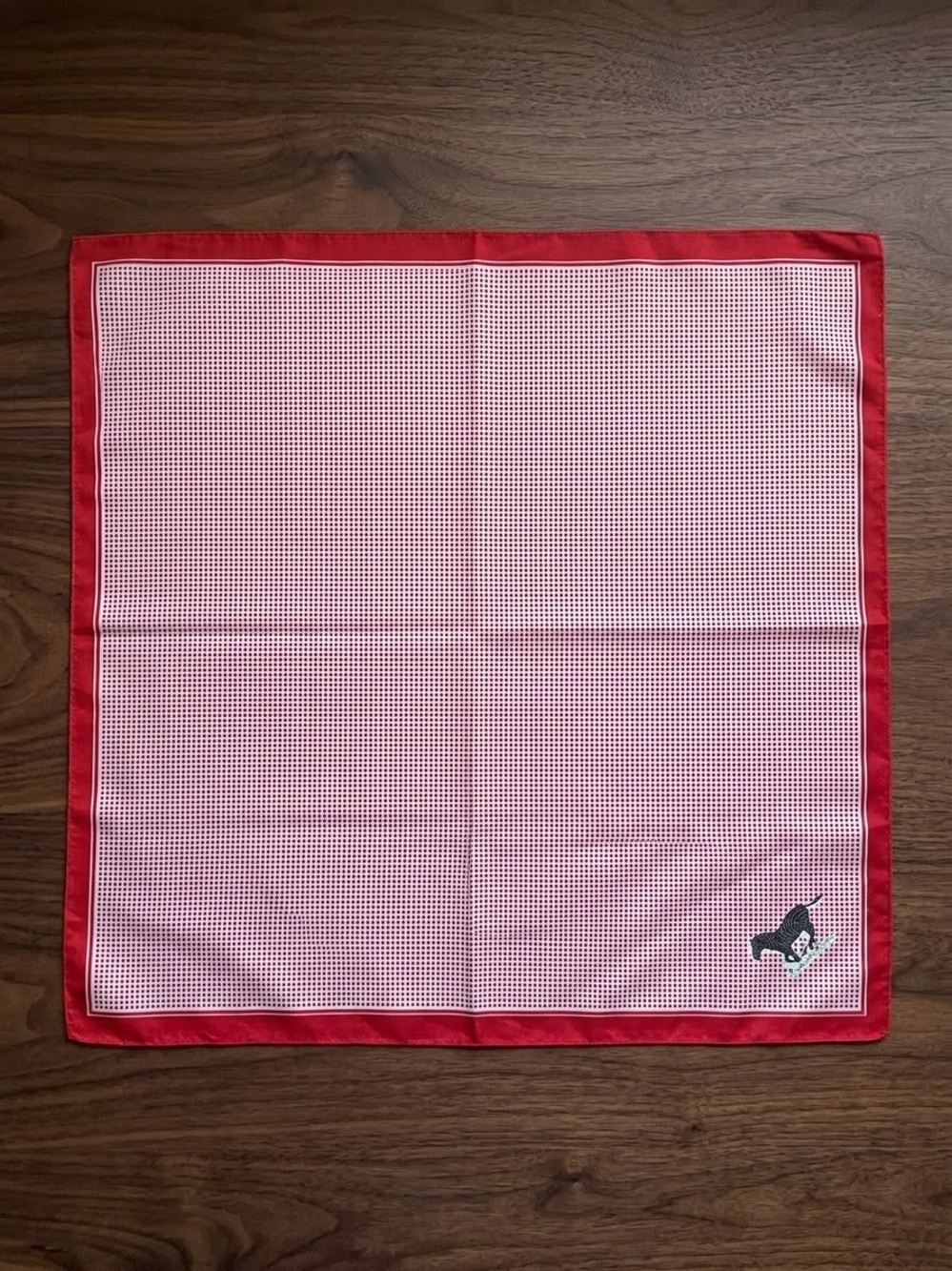 Italian Micro Polka Scarf | Made in Italy
